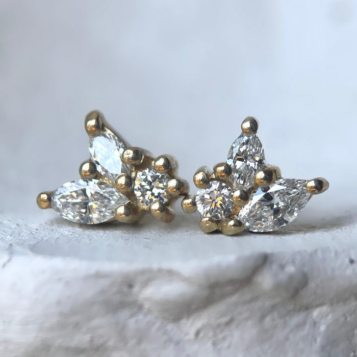AERITH I DIAMOND-Earrings-Corkysaintclair Melbourne