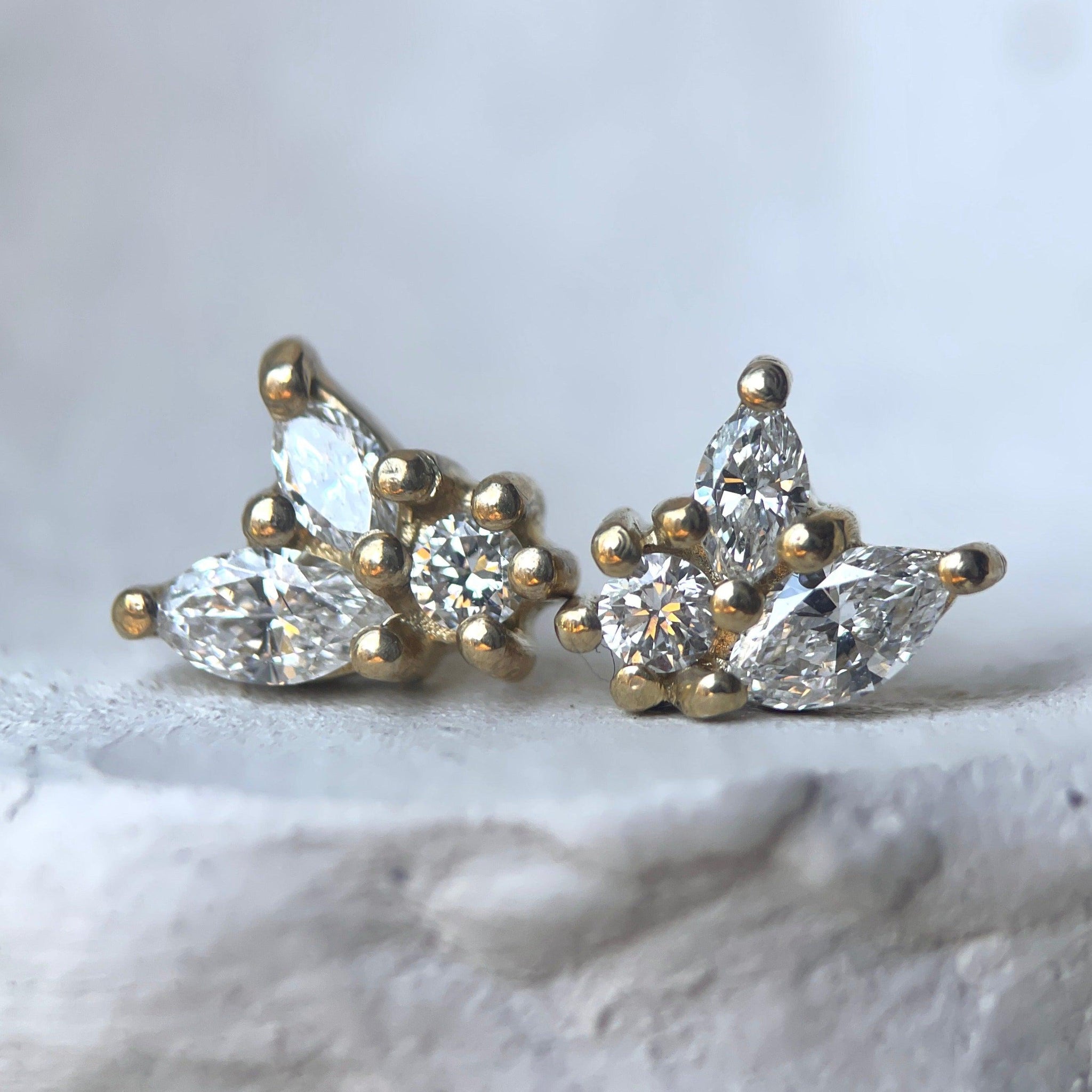 AERITH I DIAMOND-Earrings-Corkysaintclair Melbourne