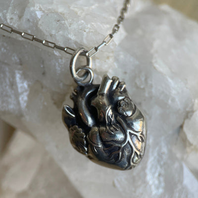 ANATOMICAL HEART PENDANT-Accessories-Corkysaintclair Melbourne