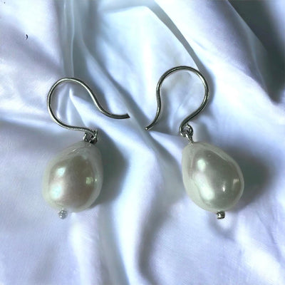 ANEMONE I PEARL-Earrings-Corkysaintclair Melbourne