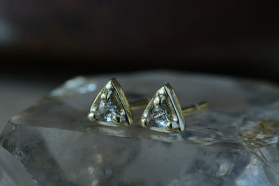 ASTRAL PLANE II SALT & PEPPER DIAMOND-Earrings-Corkysaintclair Melbourne