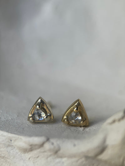 ASTRAL PLANE II SALT & PEPPER DIAMOND-Earrings-Corkysaintclair Melbourne
