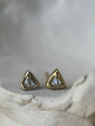 ASTRAL PLANE II SALT & PEPPER DIAMOND-Earrings-Corkysaintclair Melbourne