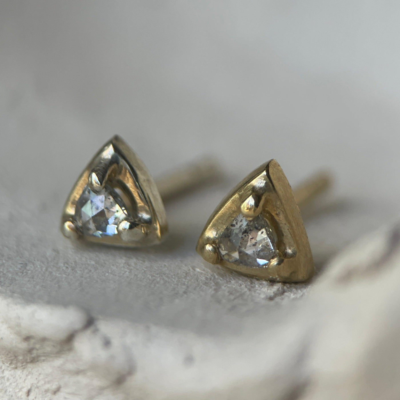 ASTRAL PLANE II SALT & PEPPER DIAMOND-Earrings-Corkysaintclair Melbourne