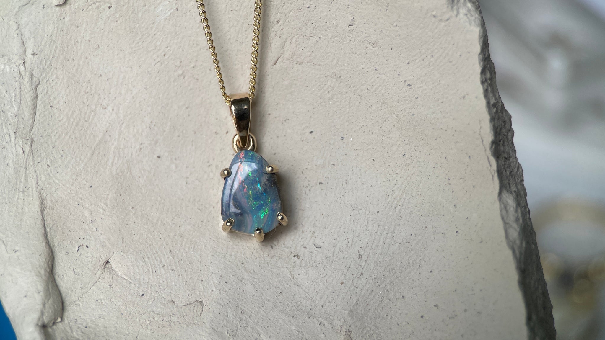AURELIUS III OPAL-Necklaces-Corkysaintclair Melbourne