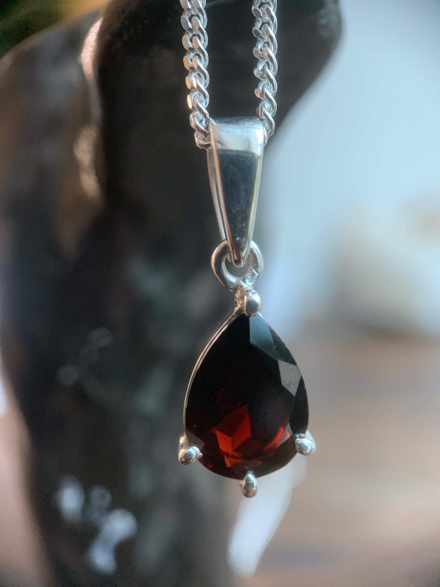 BIOME XXXIV GARNET-Necklaces-Corkysaintclair Melbourne