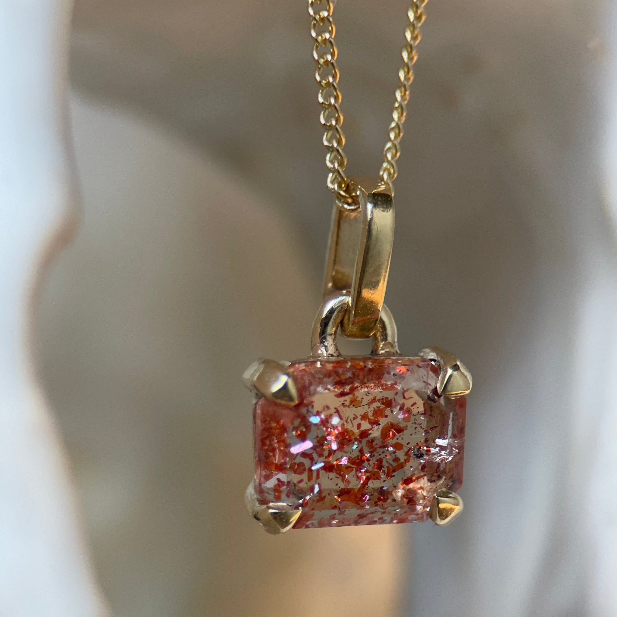 CEREMONY II SUNSTONE-Necklaces-Corkysaintclair Melbourne