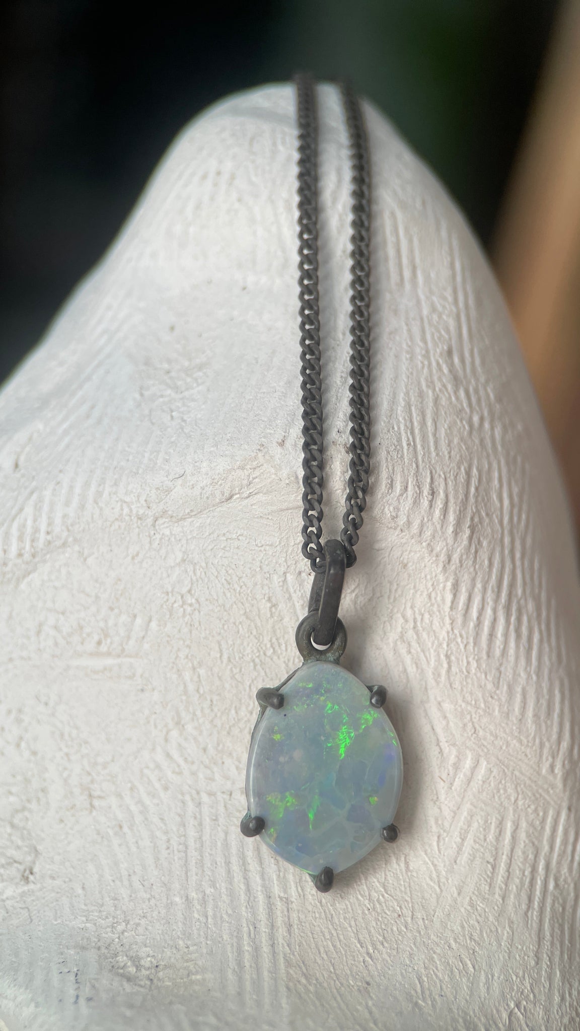 COOBER PEDY OPAL PENDANT I-Necklaces-Corkysaintclair Melbourne