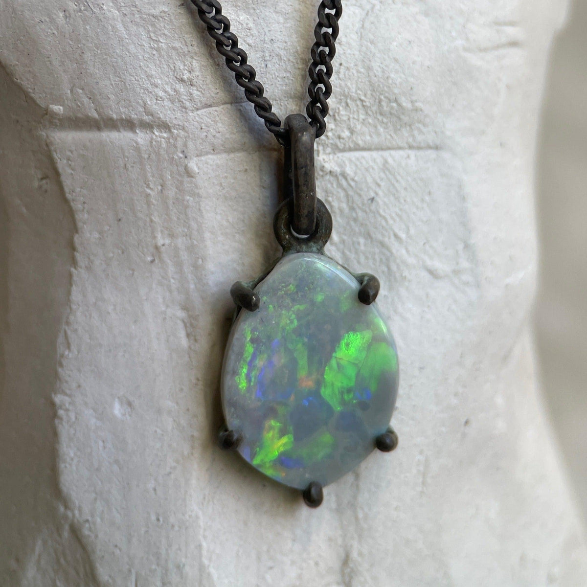 Opale Noble D'Australie Coober Pedy - Taille Cœur, 0.1525 Carats - Neuf Avec étiquette