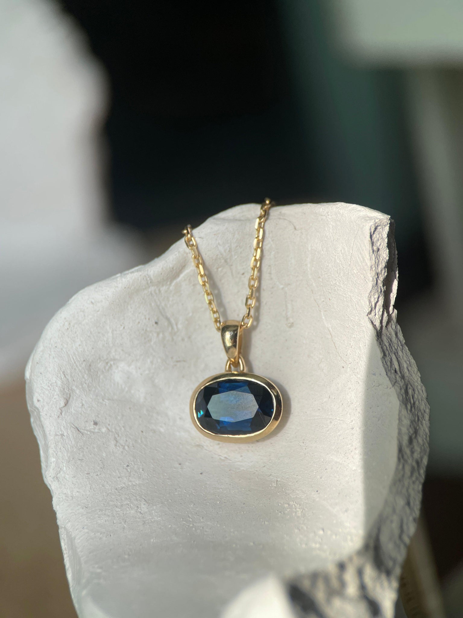 CUMULUS III SAPPHIRE-Necklaces-Corkysaintclair Melbourne