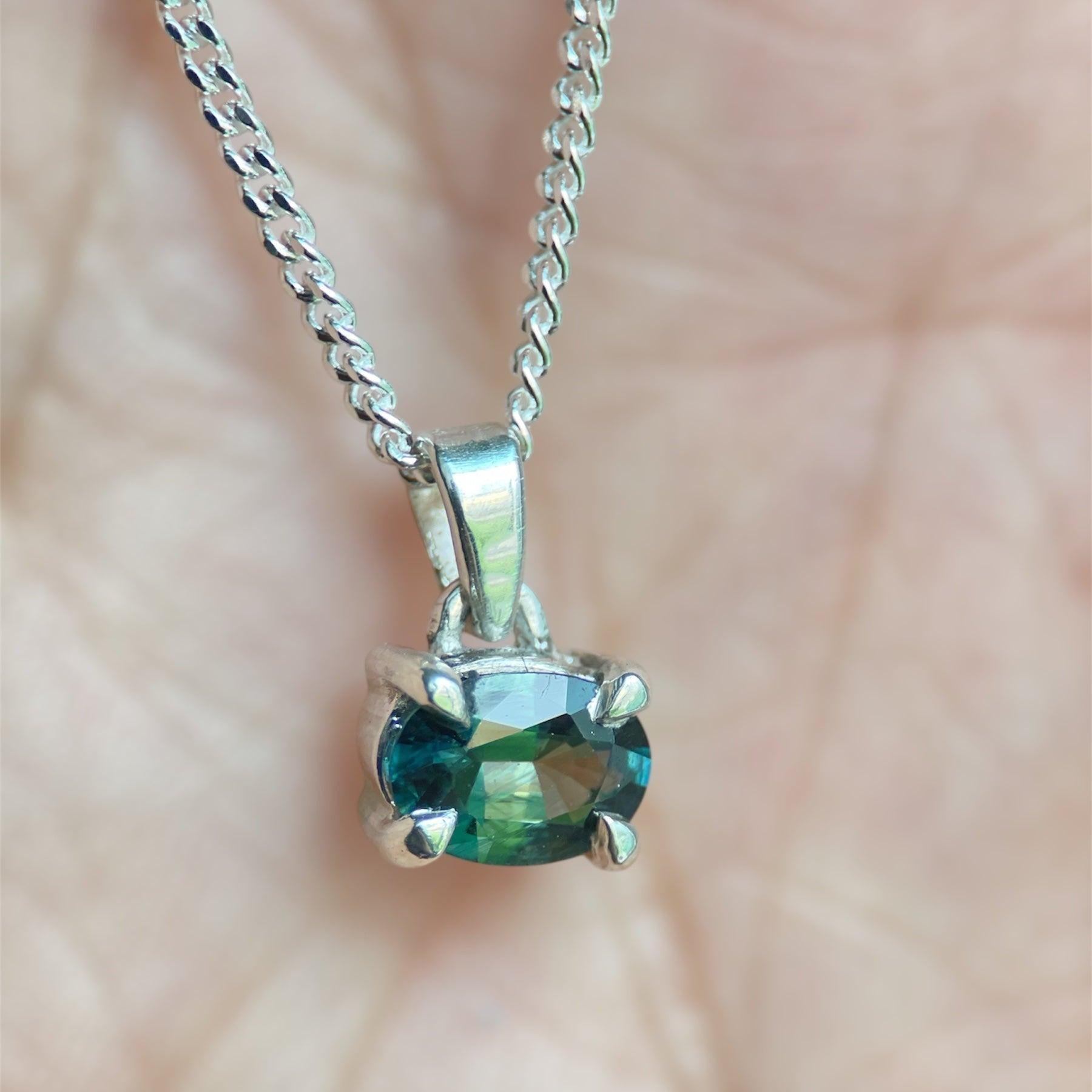 CUMULUS VI SAPPHIRE-Necklaces-Corkysaintclair Melbourne