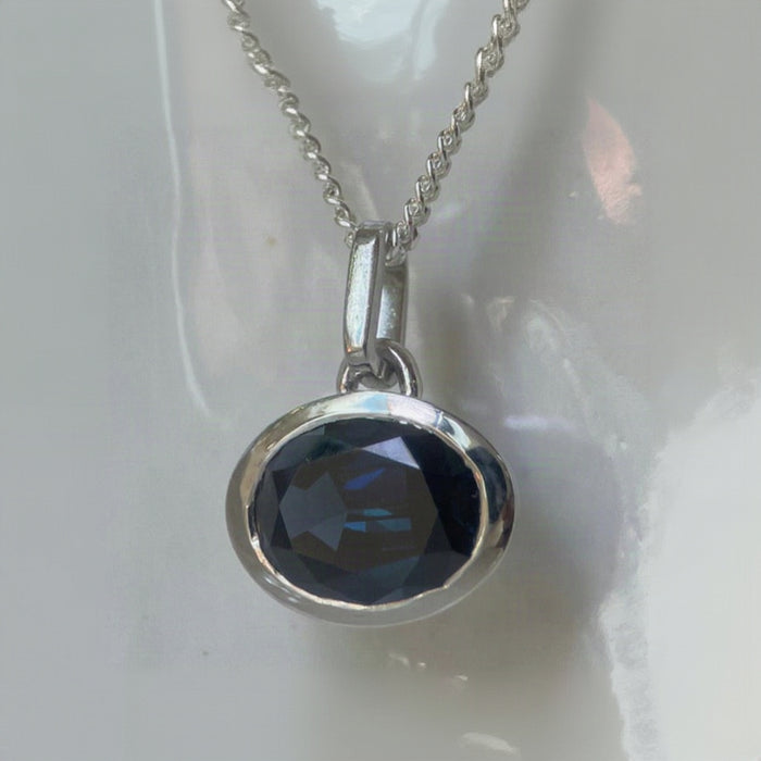 CUMULUS VIII SAPPHIRE-Necklaces-Corkysaintclair Melbourne