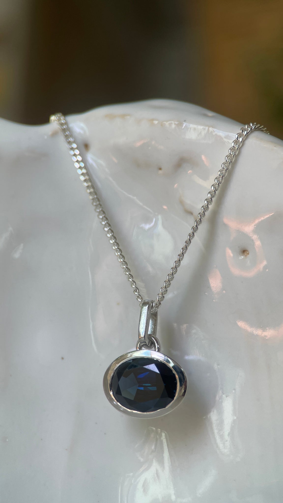 CUMULUS VIII SAPPHIRE-Necklaces-Corkysaintclair Melbourne