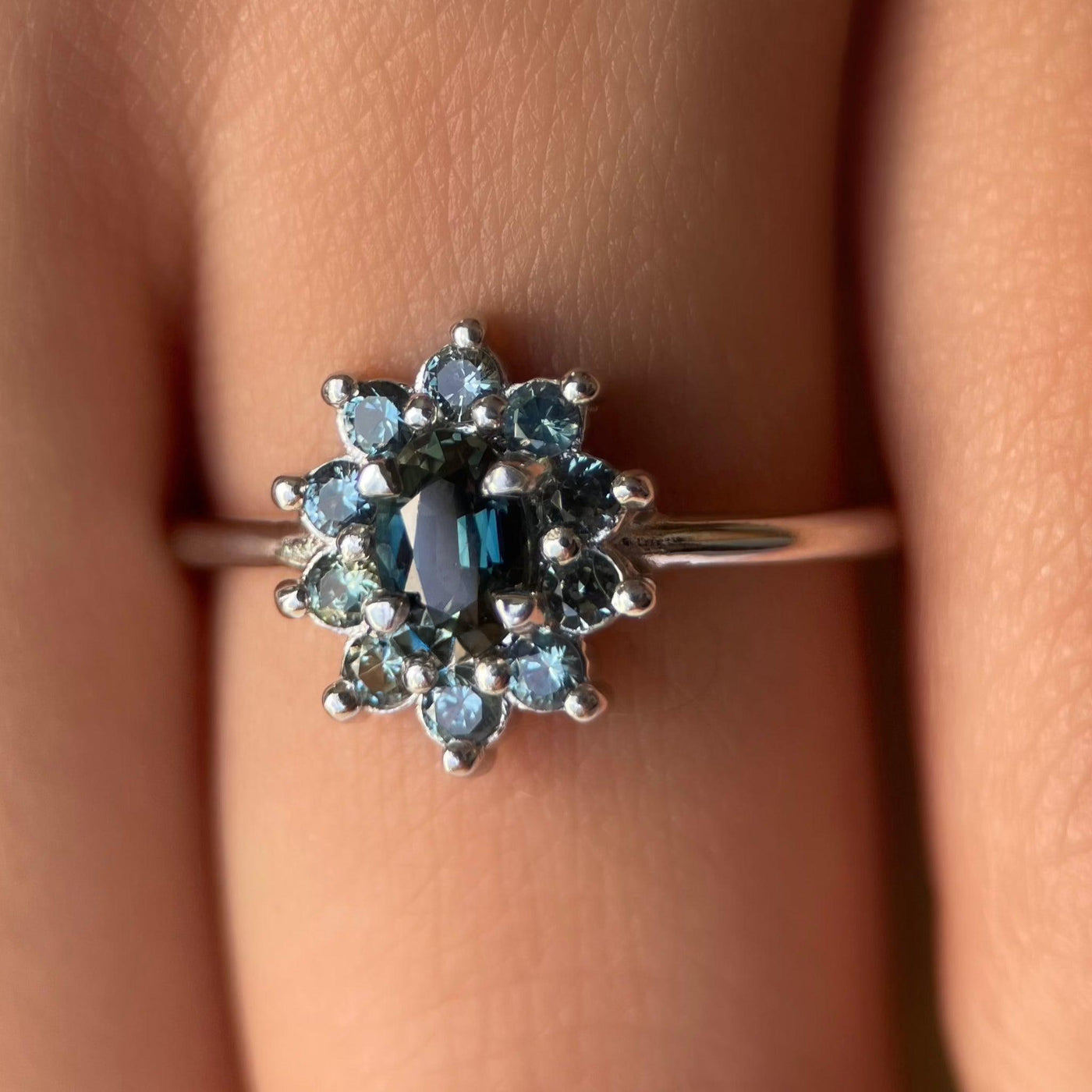 DAHLIA II SAPPHIRE-Rings-Corkysaintclair Melbourne
