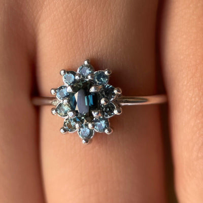 DAHLIA II SAPPHIRE-Rings-Corkysaintclair Melbourne