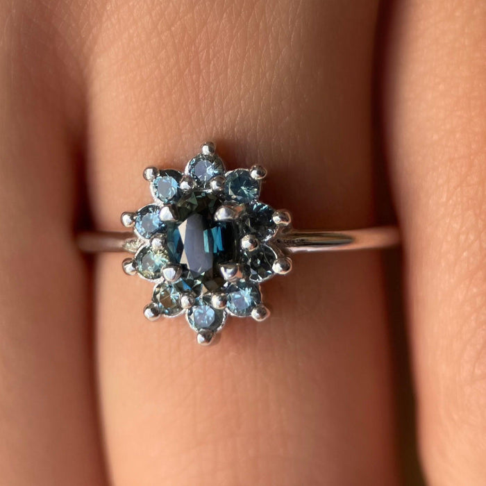 DAHLIA II SAPPHIRE-Rings-Corkysaintclair Melbourne