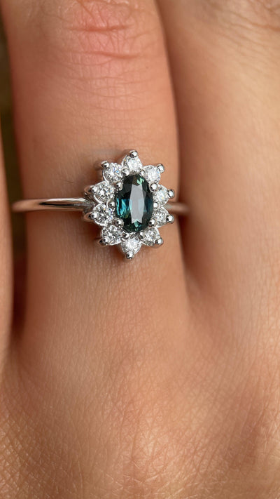 DAHLIA III SAPPHIRE-Rings-Corkysaintclair Melbourne