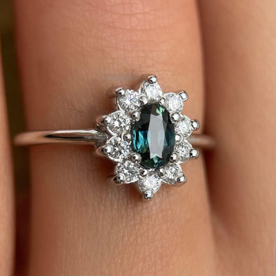 DAHLIA III SAPPHIRE-Rings-Corkysaintclair Melbourne