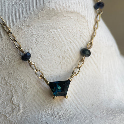 EMIGRE I SAPPHIRE-Necklaces-Corkysaintclair Melbourne