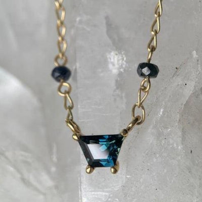 EMIGRE I SAPPHIRE-Necklaces-Corkysaintclair Melbourne
