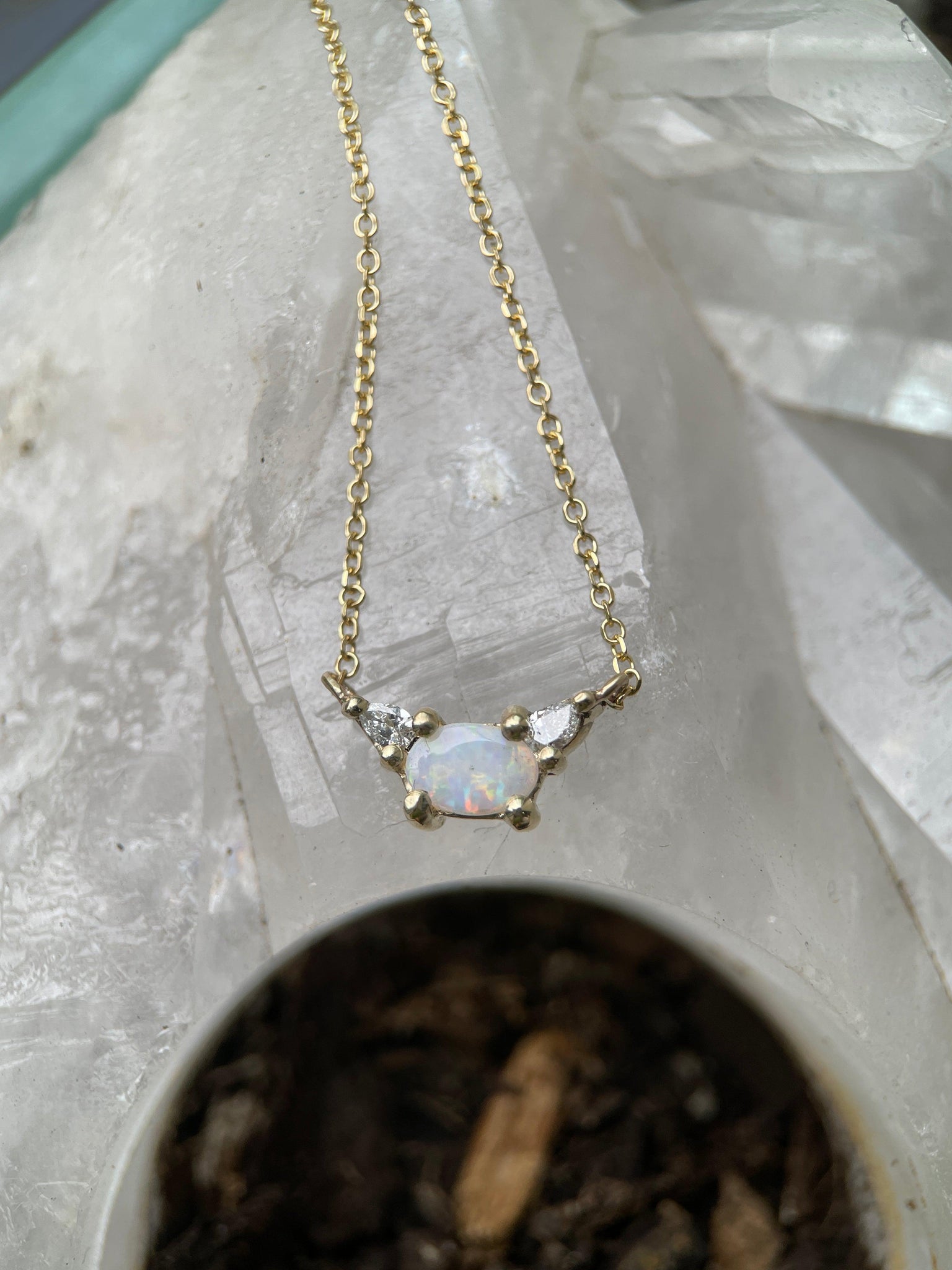ETHERIUM I OPAL-Necklaces-Corkysaintclair Melbourne
