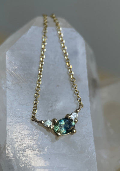 ETHERIUM II SAPPHIRE-Necklaces-Corkysaintclair Melbourne