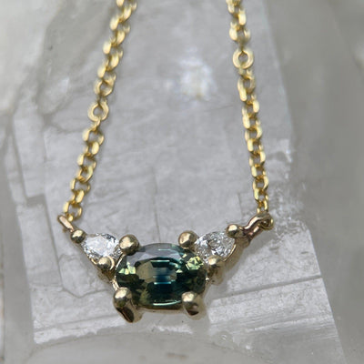 ETHERIUM II SAPPHIRE-Necklaces-Corkysaintclair Melbourne