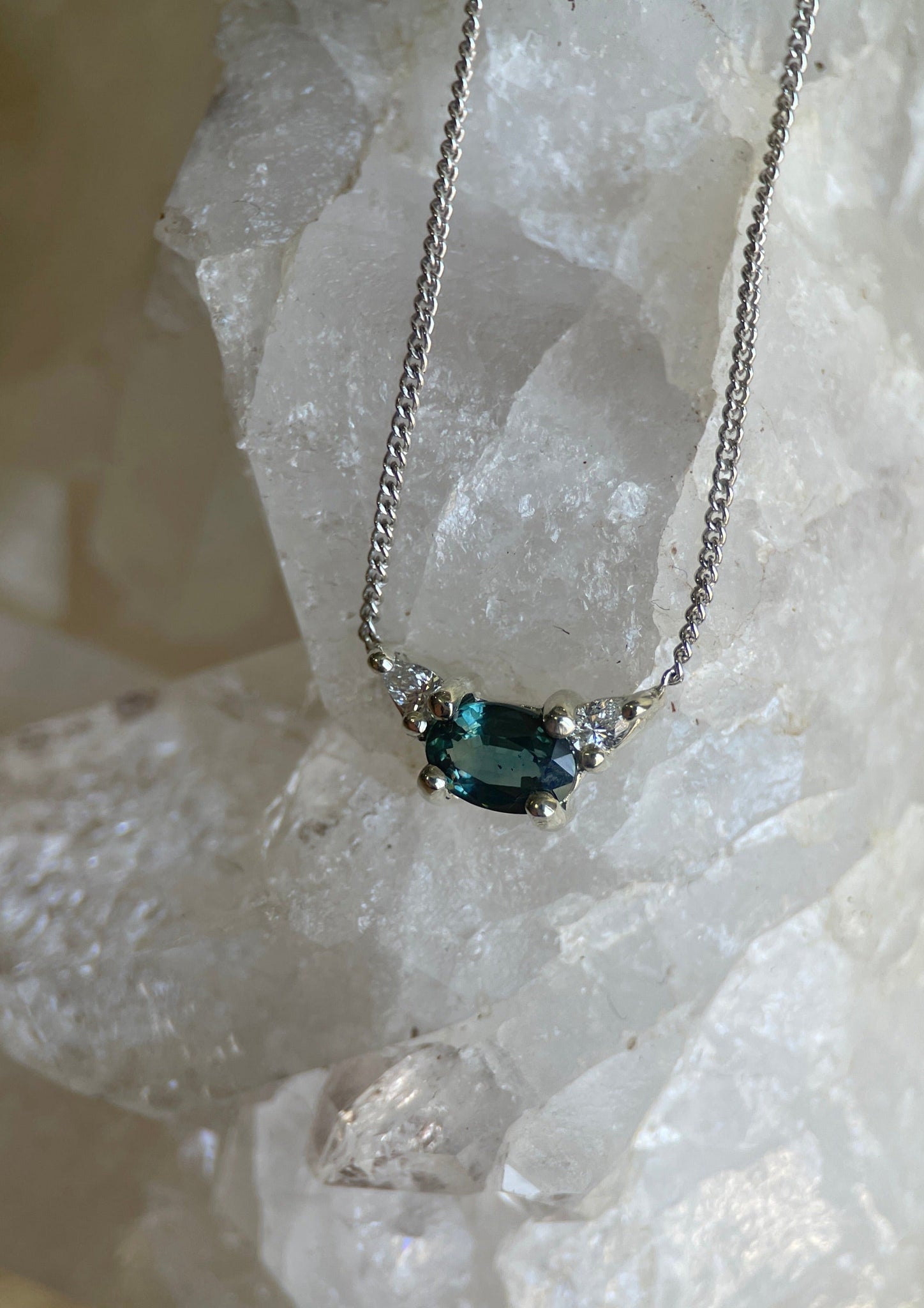 ETHERIUM V SAPPHIRE-Necklaces-Corkysaintclair Melbourne