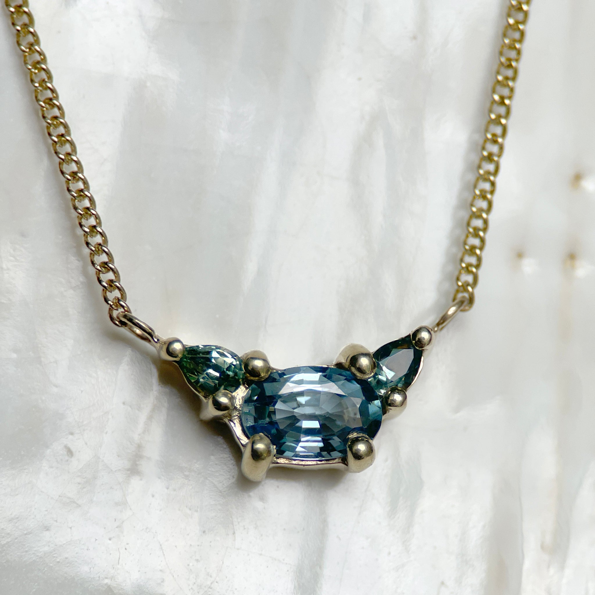 ETHERIUM V SAPPHIRE-Necklaces-Corkysaintclair Melbourne