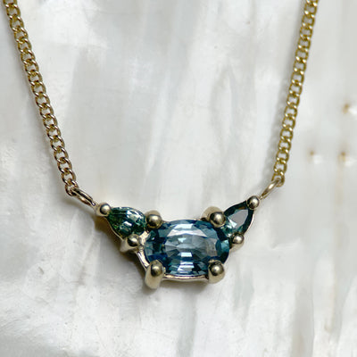 ETHERIUM VI SAPPHIRE-Necklaces-Corkysaintclair Melbourne