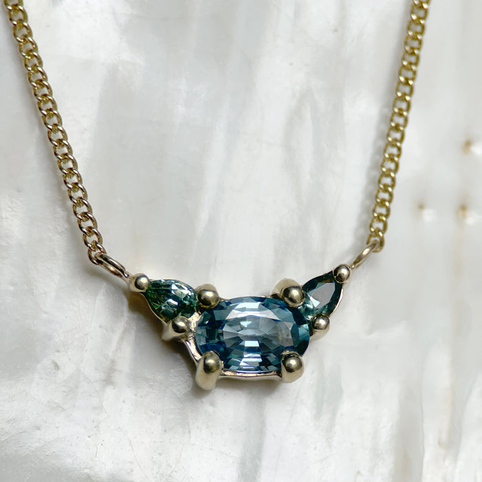ETHERIUM VI SAPPHIRE-Necklaces-Corkysaintclair Melbourne