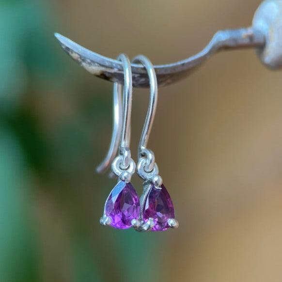 GAIUS I AMETHYST-Earrings-Corkysaintclair Melbourne