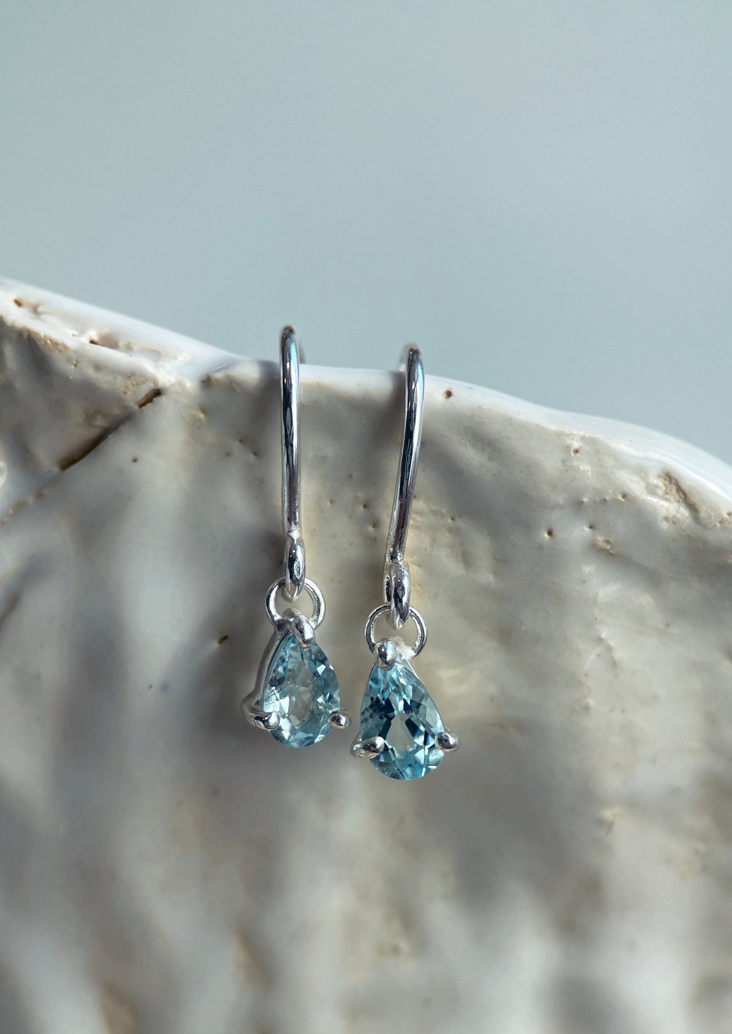 GAIUS I AQUAMARINE-Earrings-Corkysaintclair Melbourne