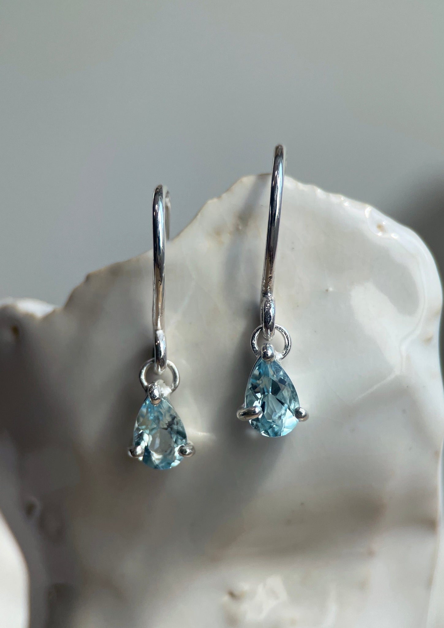 GAIUS I AQUAMARINE-Earrings-Corkysaintclair Melbourne