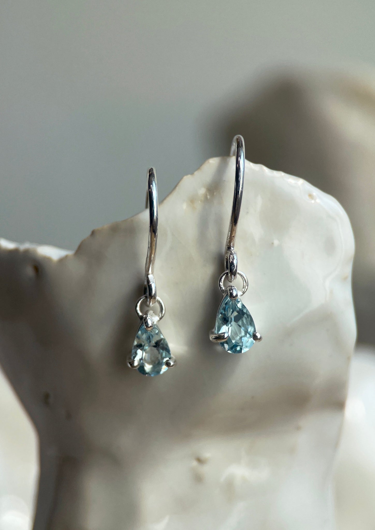 GAIUS I AQUAMARINE-Earrings-Corkysaintclair Melbourne