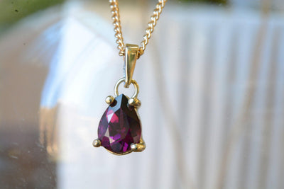 GAIUS V GARNET-Necklaces-Corkysaintclair Melbourne