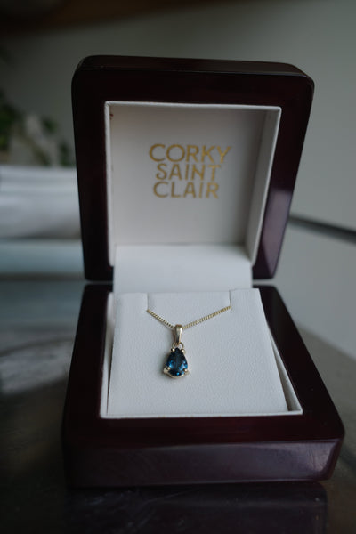 GAIUS V LONDON BLUE TOPAZ-Necklaces-Corkysaintclair Melbourne