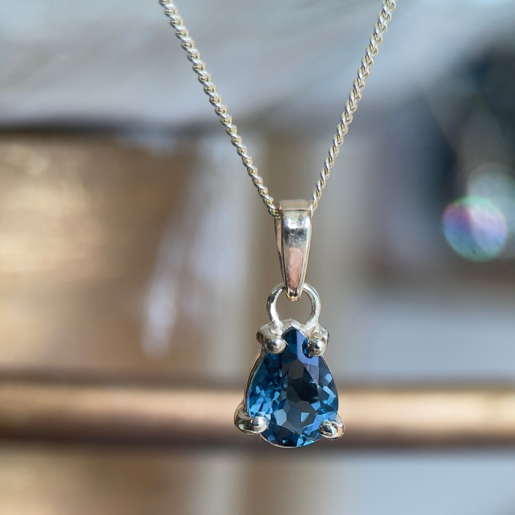 GAIUS V LONDON BLUE TOPAZ-Necklaces-Corkysaintclair Melbourne