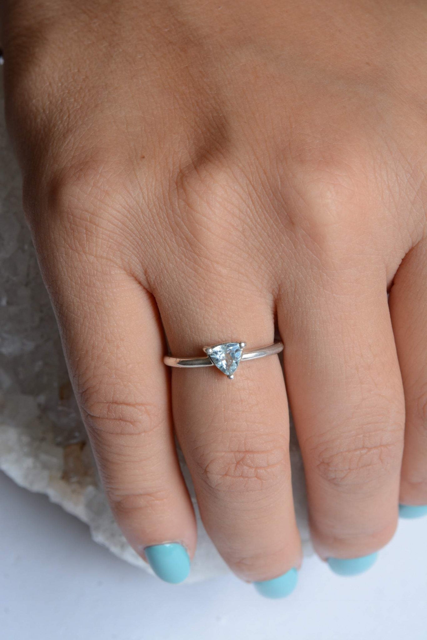 GALAXY IV AQUAMARINE-Rings-Corkysaintclair Melbourne