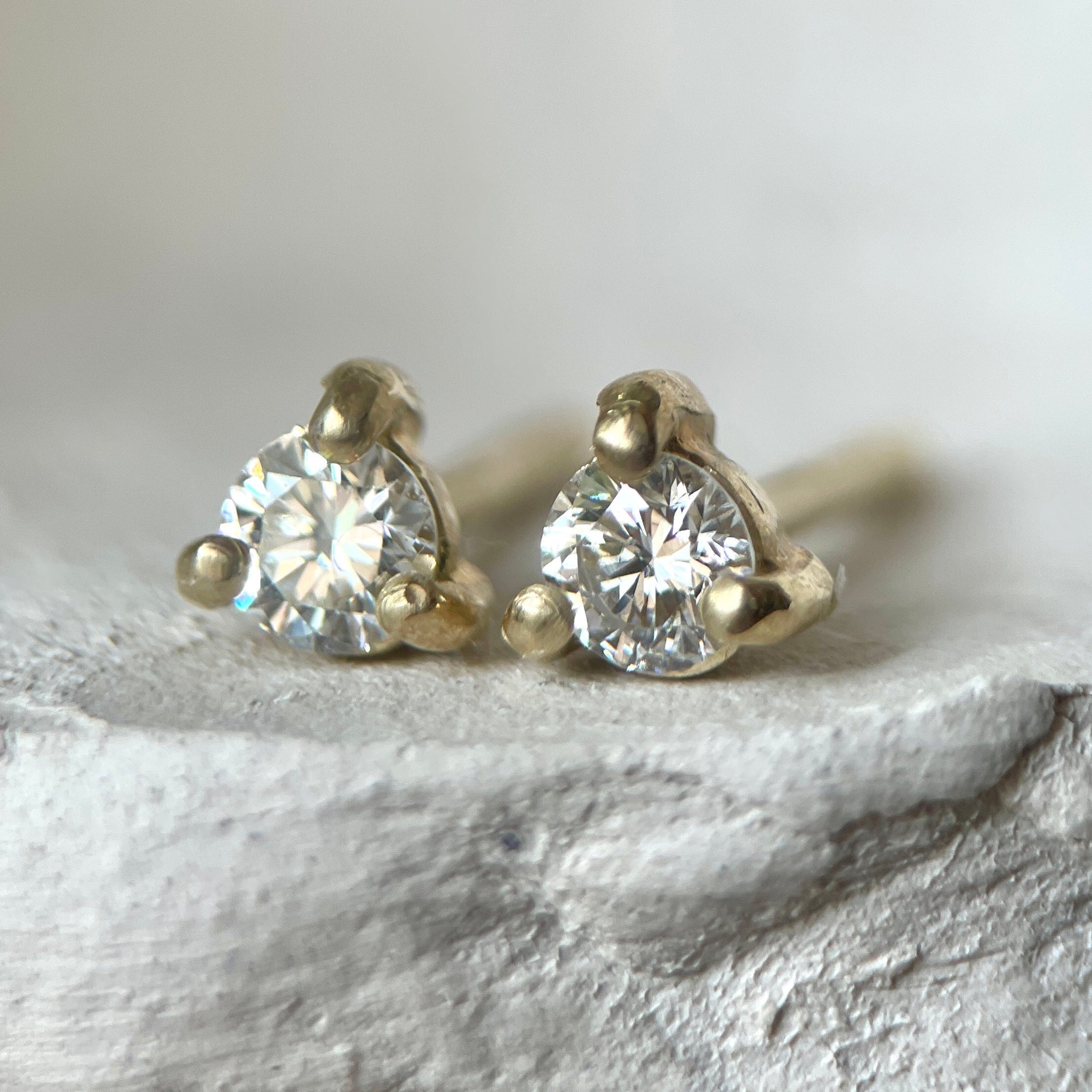 GEM CLUB STUD III DIAMOND-Earrings-Corkysaintclair Melbourne
