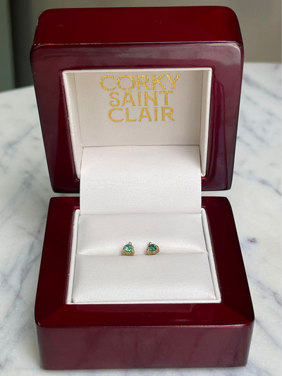 GEM CLUB XXV EMERALD-Earrings-Corkysaintclair Melbourne