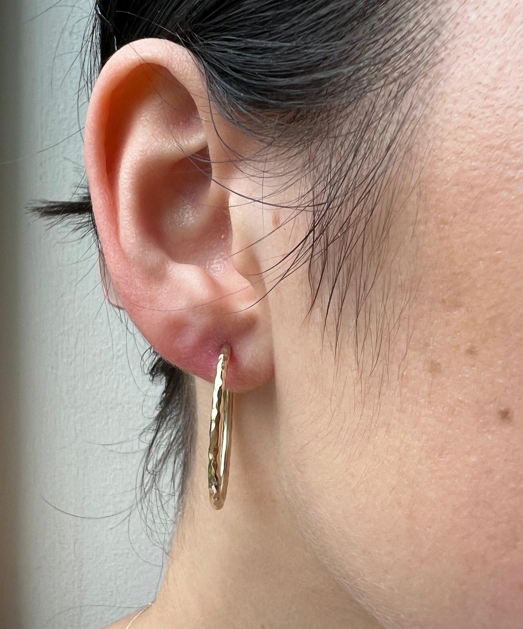 HAMMERED HOOPS-Earrings-Corkysaintclair Melbourne