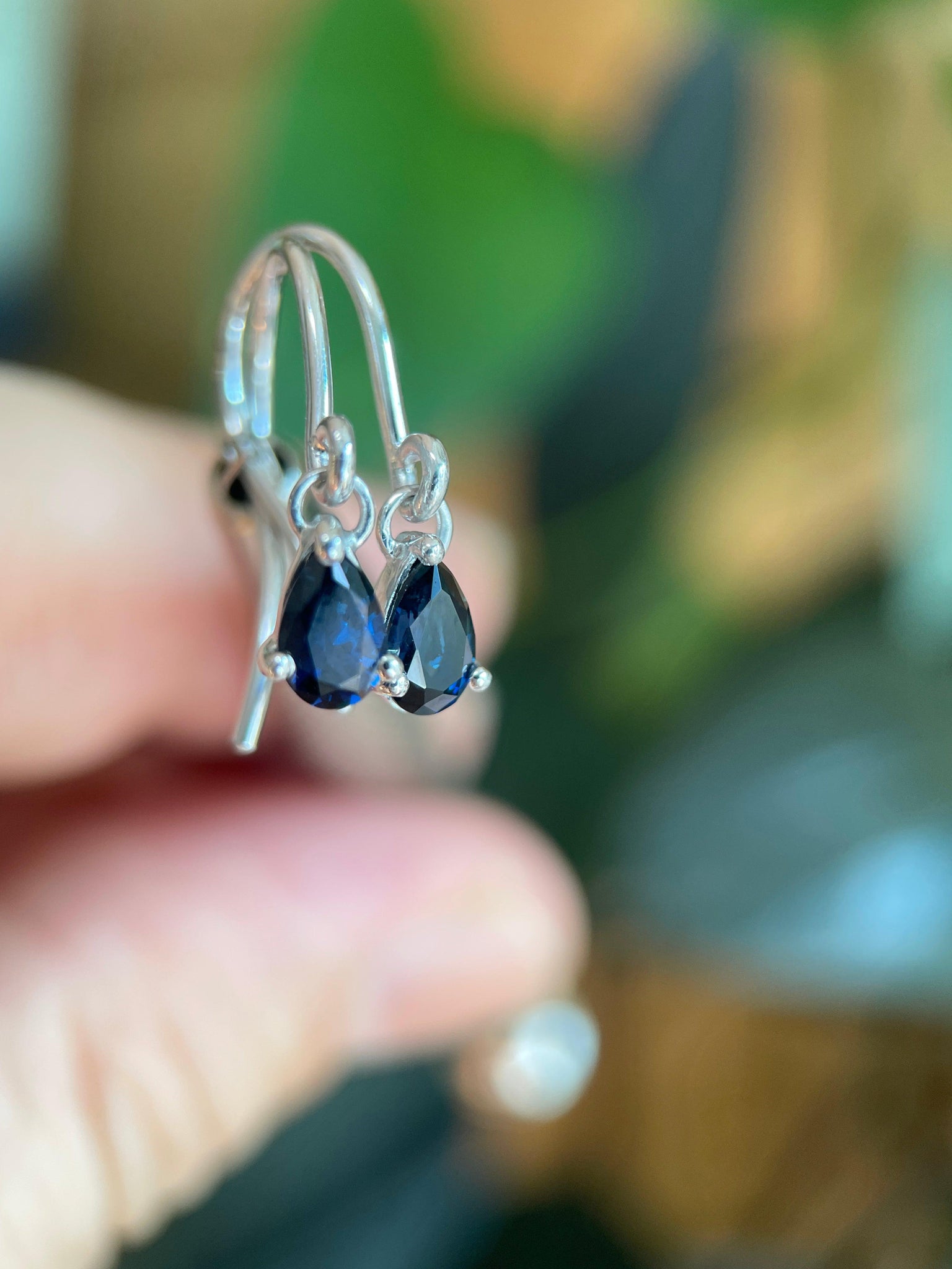 HAVEN III SAPPHIRE-Earrings-Corkysaintclair Melbourne