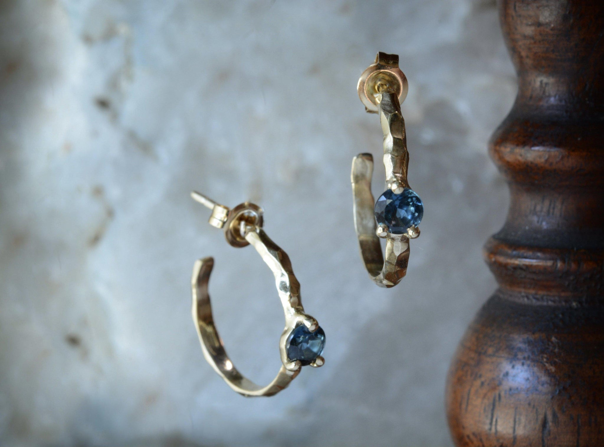 HORST HOOPS III SAPPHIRE-Earrings-Corkysaintclair Melbourne