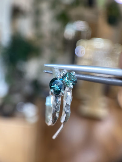 HORST HOOPS V SAPPHIRE-Earrings-Corkysaintclair Melbourne