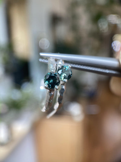 HORST HOOPS V SAPPHIRE-Earrings-Corkysaintclair Melbourne