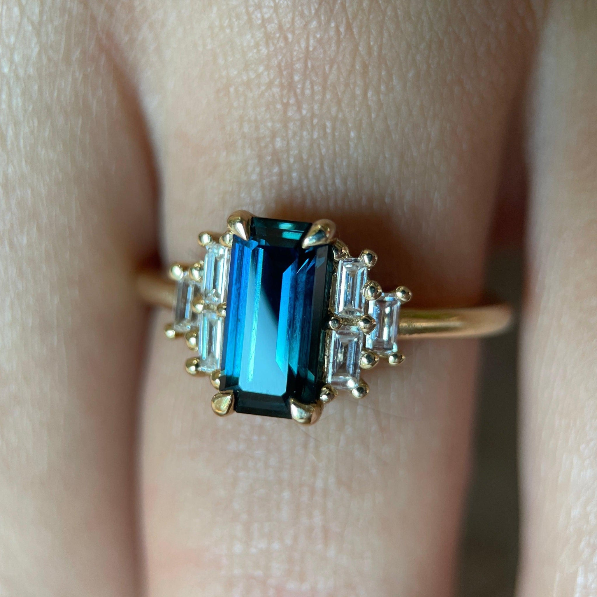IMMORTELLE I SAPPHIRE-Rings-Corkysaintclair Melbourne