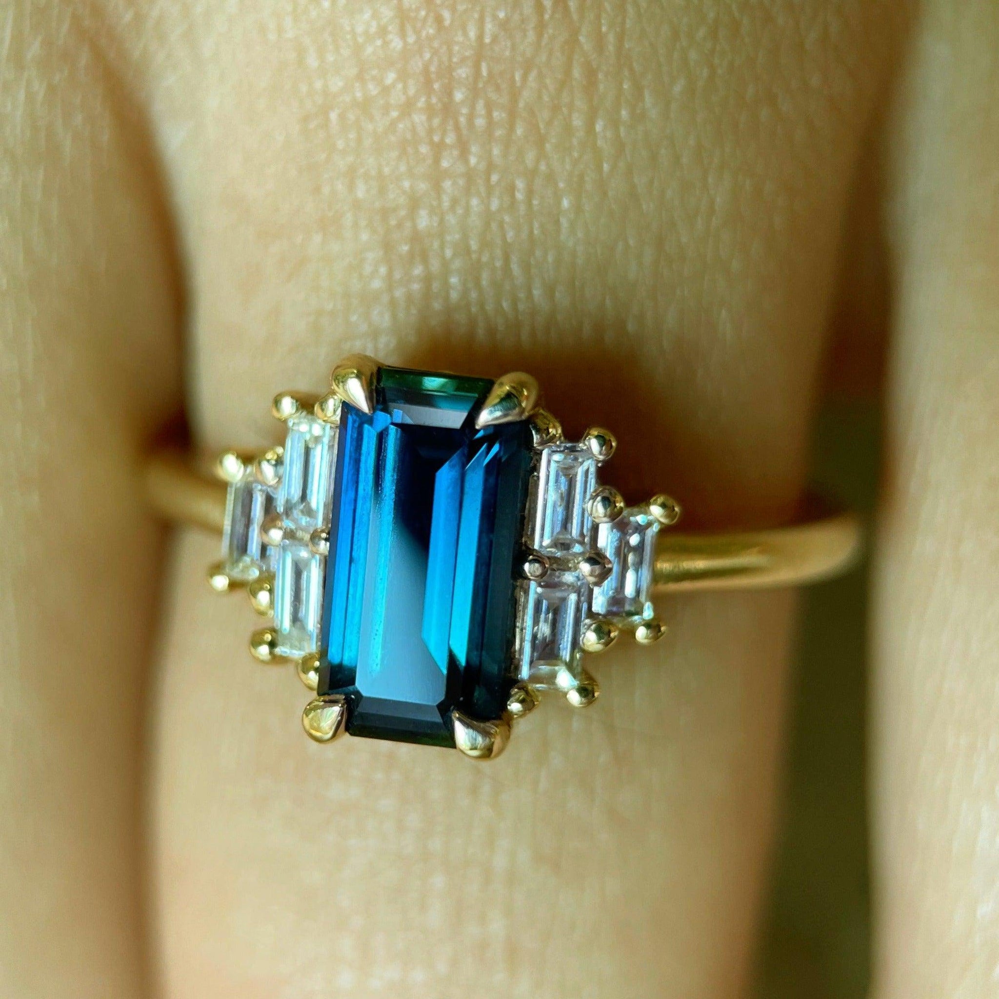 IMMORTELLE I SAPPHIRE-Rings-Corkysaintclair Melbourne