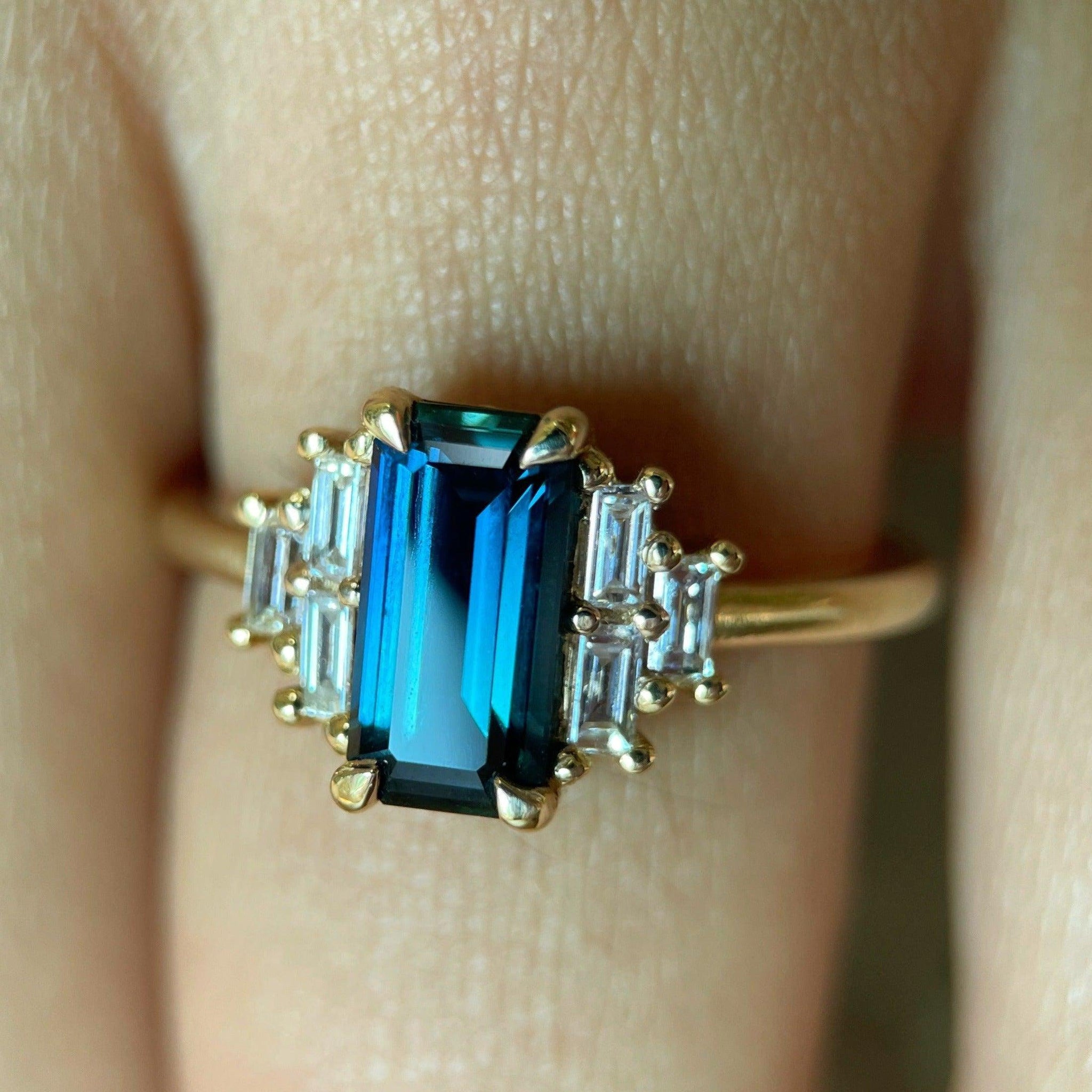 IMMORTELLE I SAPPHIRE-Rings-Corkysaintclair Melbourne