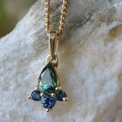 KESTREL I SAPPHIRE-Necklaces-Corkysaintclair Melbourne